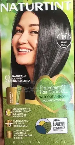 Naturtint Permanent Hair Color Gel - Ebony Black Shade