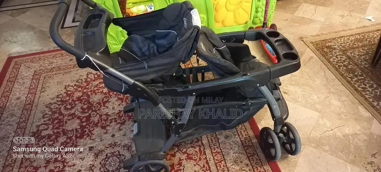 Graco Double Stroller with Removable Toddler Seat