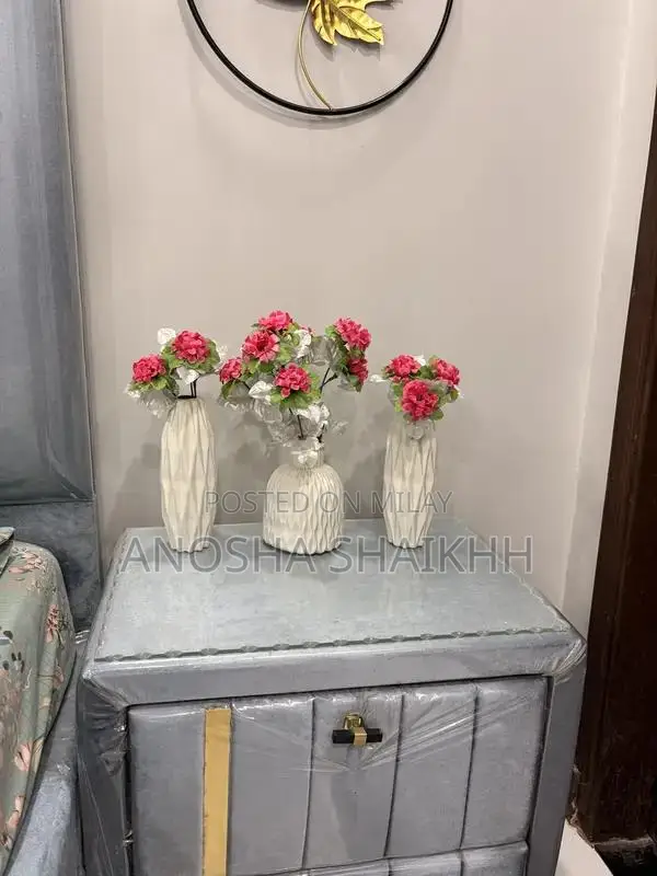 King Size Bedroom Set - Bed Frame, Wardrobe, Side Tables