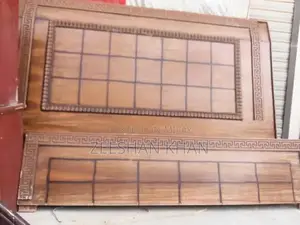 Photo - King Size Bed Frame with Matching Mattress and Side Tables