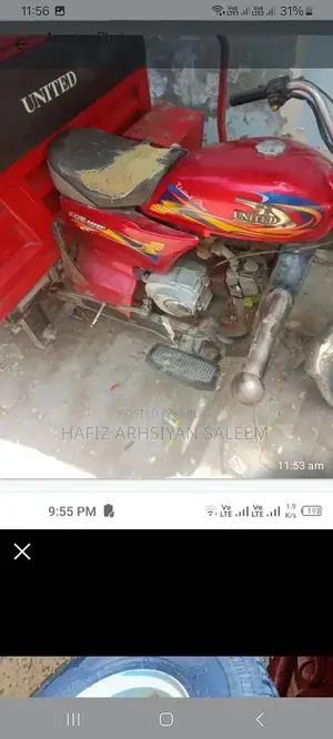 United 100cc Motorcycle - 2023 Model Compact Urban Commuter