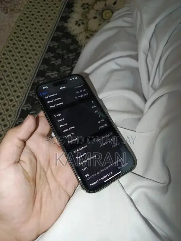 Apple iPhone 15 JV 128GB Smartphone