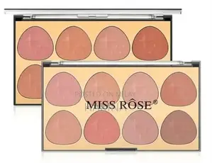 Photo - Professional Makeup 9-Color Blush Palette with Soft Matte and Shimmer