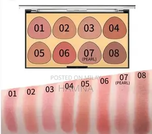 Professional Makeup 9-Color Blush Palette with Soft Matte and Shimmer