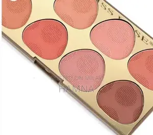 Professional Makeup 9-Color Blush Palette with Soft Matte and Shimmer