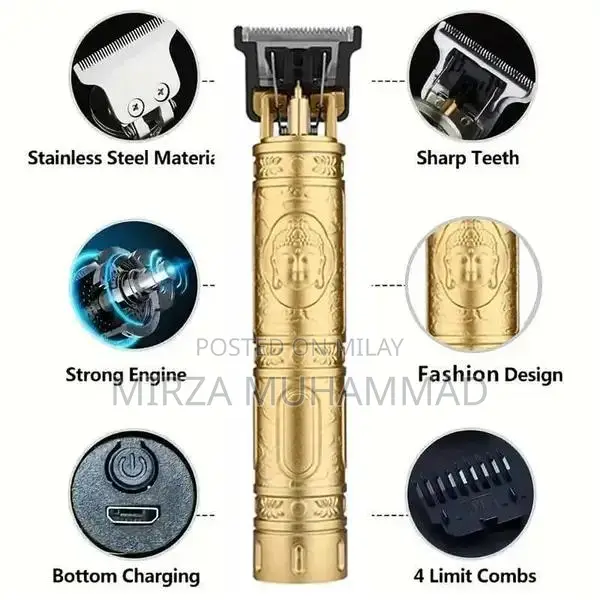 Men's Electric Shaving Machine - High-Quality Metal Construction