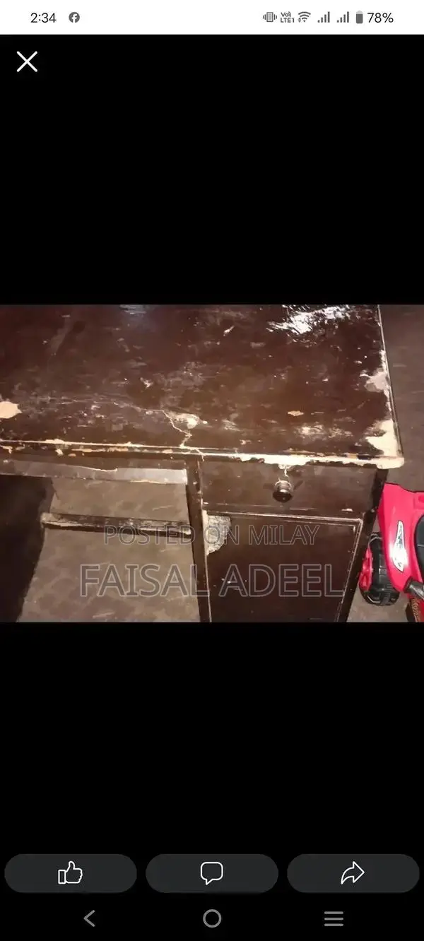 Compact Computer Table with Minor Wear