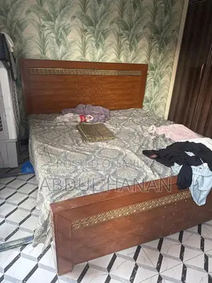 Photo - Wooden King Size Bed - Excellent Condition, Minimal Use