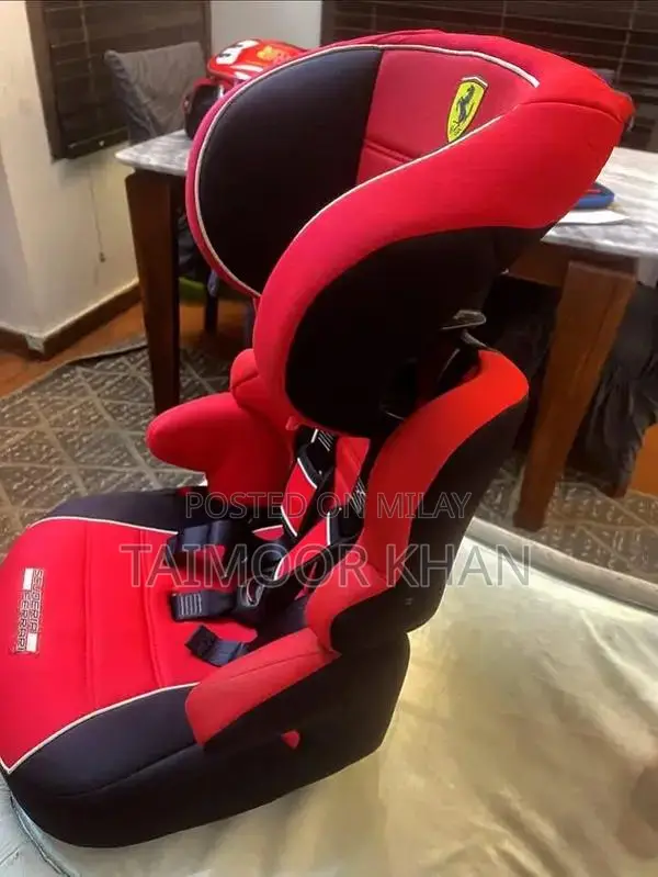 Ferrari Kids Car Seat - 3 Stages, 9 Months to 6 Years