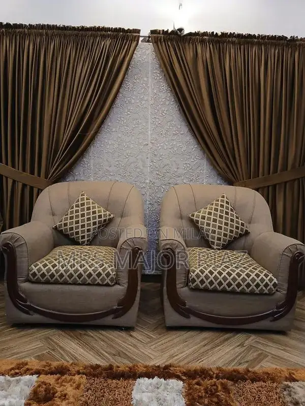 7 Seater Sofa Set - Spacious Living Room Furniture