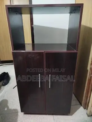 Photo - Versatile Microwave Oven Storage Stand with Cabinet Space