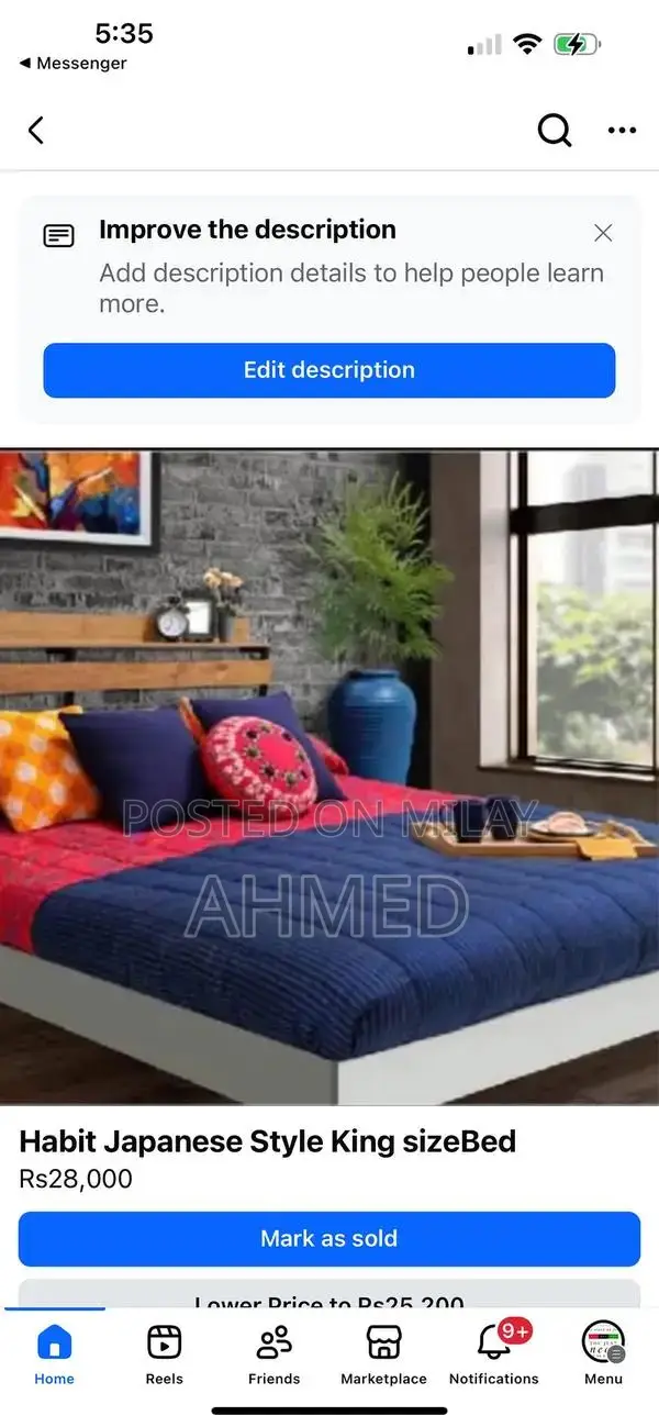 Habit Japanese Style Low Profile Bed Frame