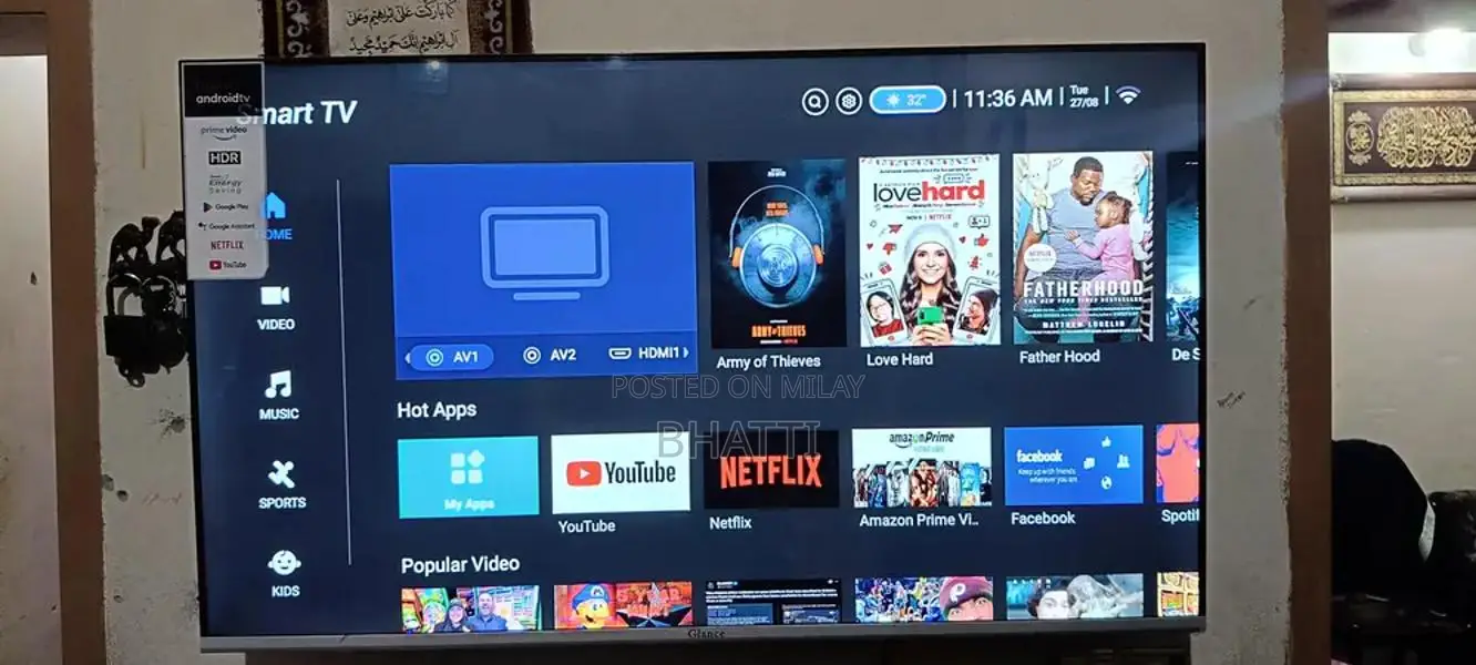 Glance Smart LED TV 43-46 Inch with Low Usage