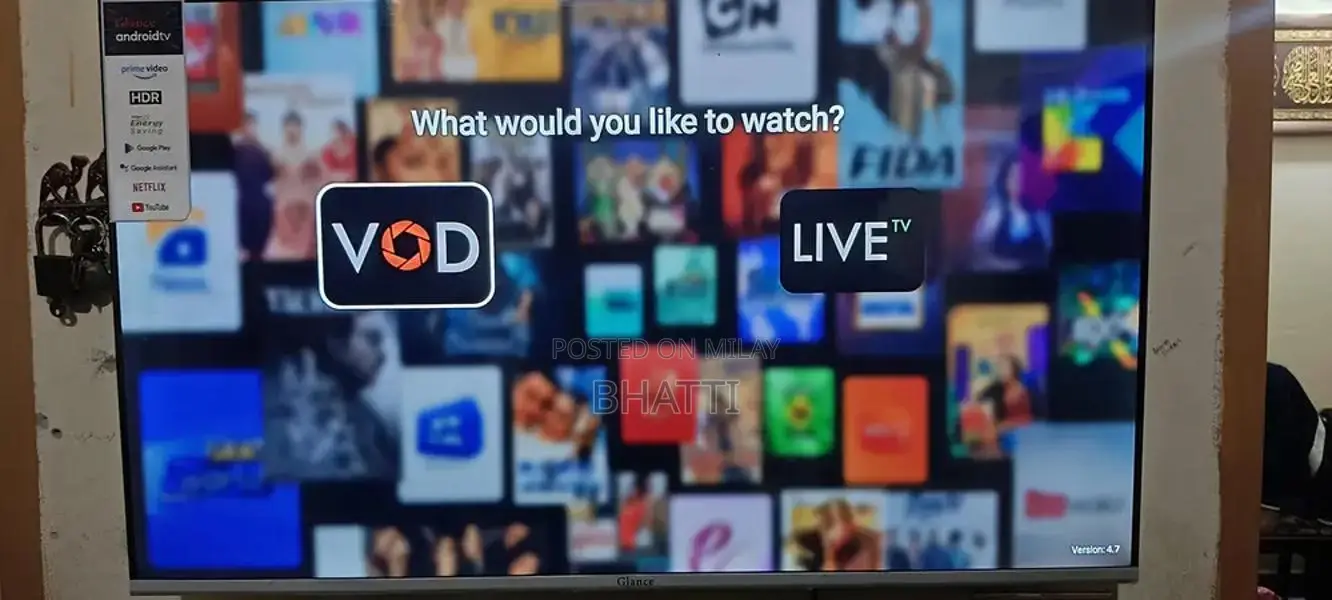 Glance Smart LED TV 43-46 Inch with Low Usage