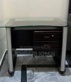 Photo - Modern Compact Office Table - Lightly Used, Excellent Condition