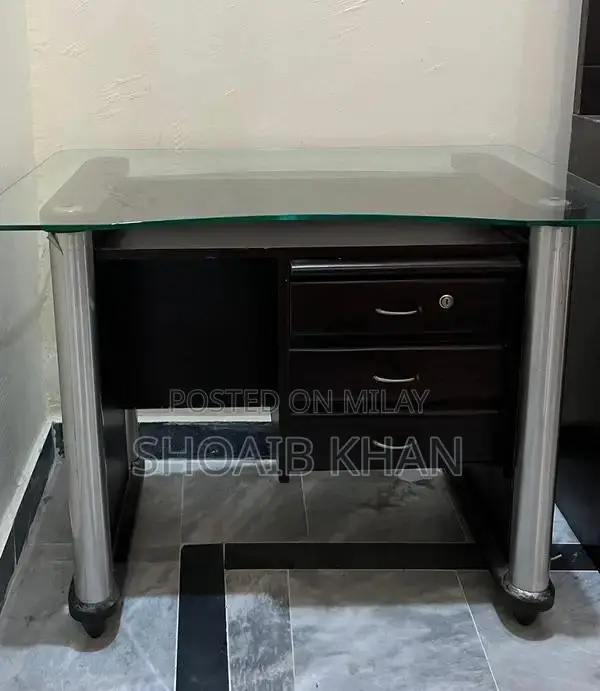 Modern Compact Office Table - Lightly Used, Excellent Condition