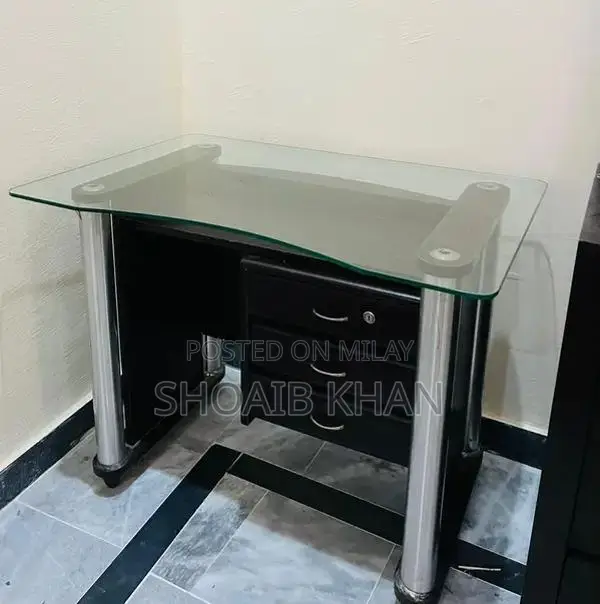 Modern Compact Office Table - Lightly Used, Excellent Condition