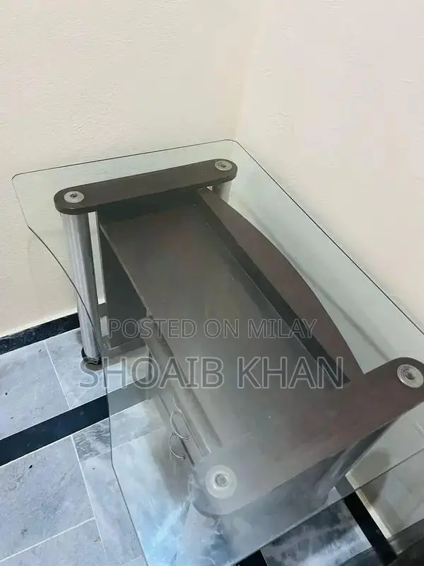 Modern Compact Office Table - Lightly Used, Excellent Condition