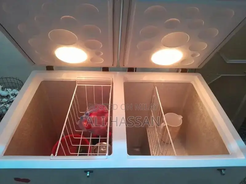 Haier HDF-325H Double Door Refrigerator with Freezer Compartment