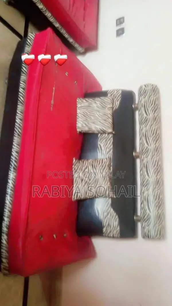 Spacious Seven Seater Sofa Set with Matching Center Table