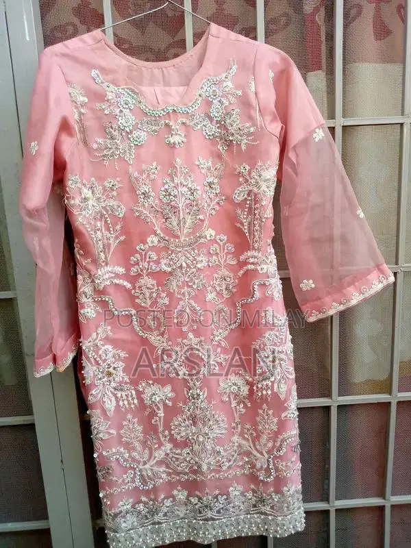 Elegant Pink Ready-to-Wear Dress with Matching Dupatta
