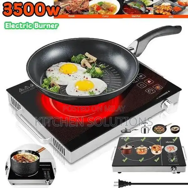 Portable Infrared Electric Induction Cooker for Home and Travel
