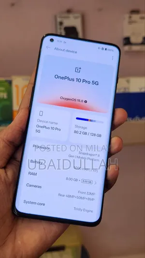 New OnePlus 10 Pro 128 GB Black