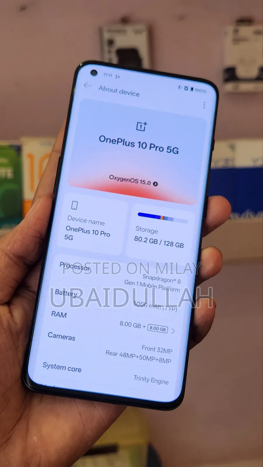 New OnePlus 10 Pro 128 GB Black