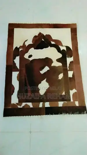 Photo - Premium Genuine Cow Leather Prayer Mat - Customizable Size and Print