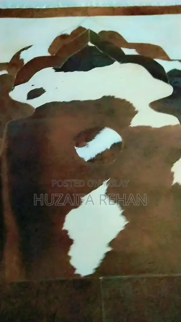 Premium Genuine Cow Leather Prayer Mat - Customizable Size and Print