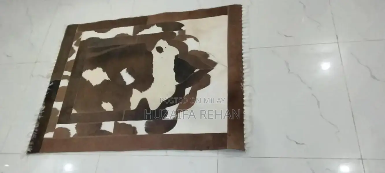 Premium Genuine Cow Leather Prayer Mat - Customizable Size and Print