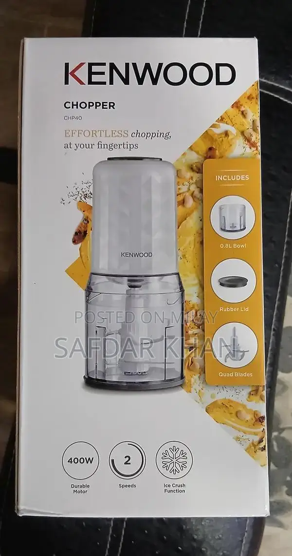 Kenwood Electric Kitchen Chopper - Compact Food Processor