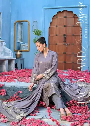 Premium Viscose Jacquard 3-Piece Unstitched Linen Suit