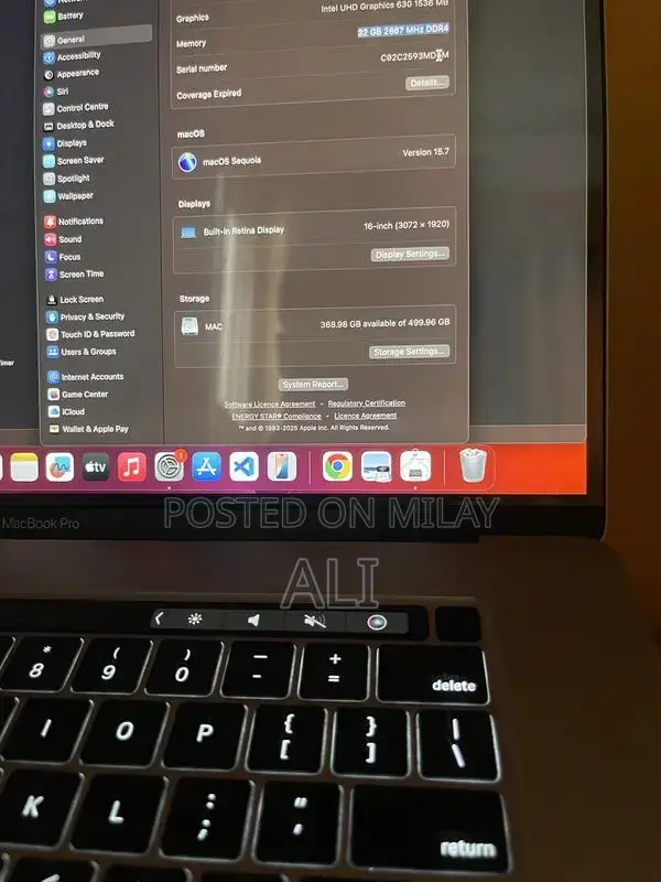 MacBook Pro 2019 16-inch Core i9 High-Performance Laptop