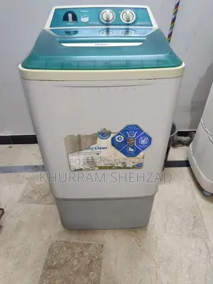Haier Washing Machine - Clean and Well-Maintained Home Appliance