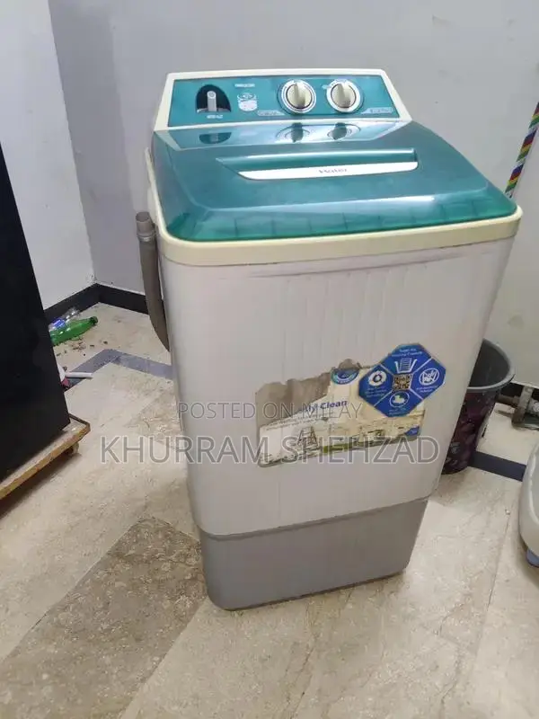 Haier Washing Machine - Clean and Well-Maintained Home Appliance