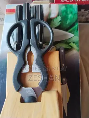 Photo - 7-Piece Kitchen Knife Set with Bonus Sharpener