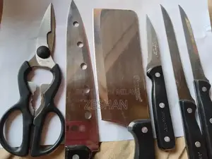 7-Piece Kitchen Knife Set with Bonus Sharpener