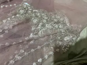 Lama Tissue Shirt with Pink Net Katdana Fabric Unstitched Set