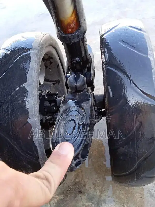 Large Leather Kids Stroller with Storage Compartment