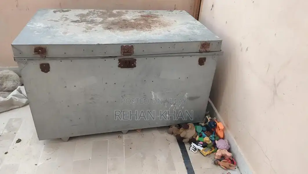 Sturdy Iron Box Storage Container