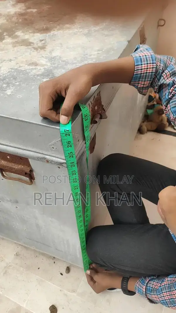 Sturdy Iron Box Storage Container