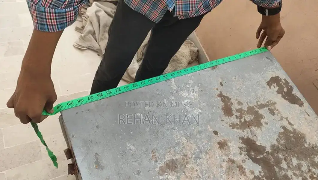 Sturdy Iron Box Storage Container