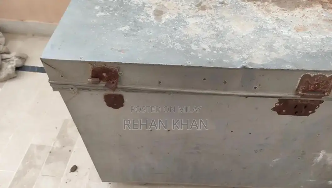 Sturdy Iron Box Storage Container