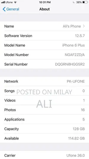 Apple iPhone 6 Plus 128GB Smartphone - PTA Approved