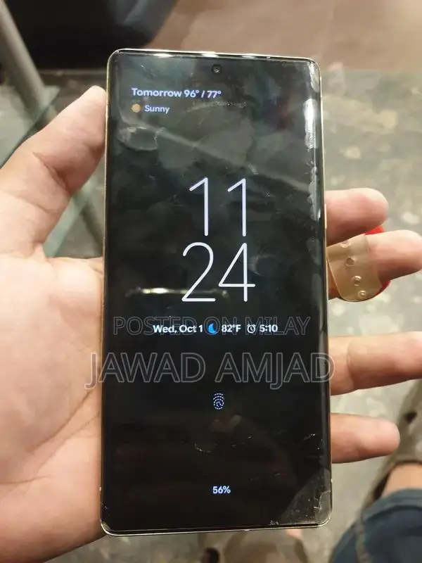 Google Pixel 7 Pro Smartphone with Back Panel Damage