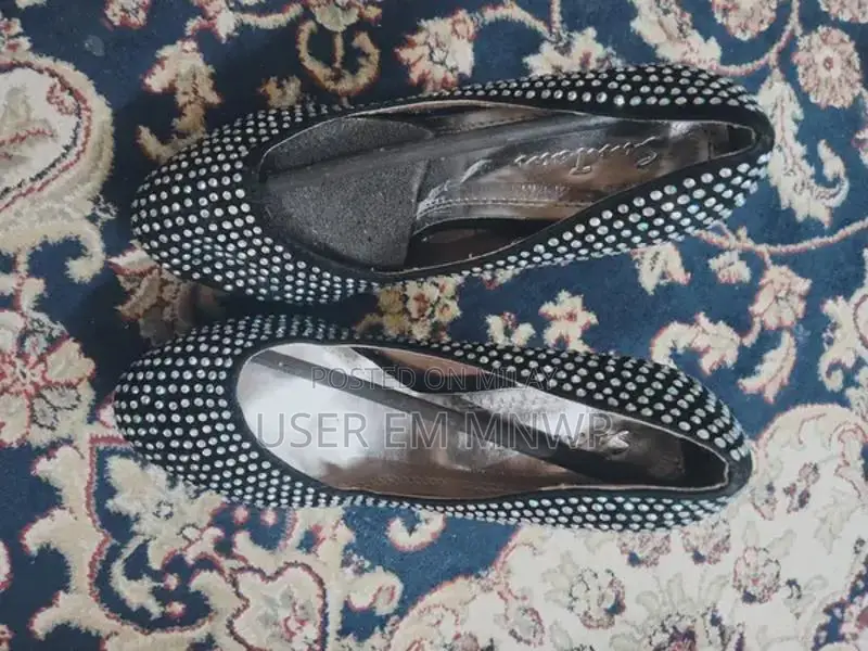 Elegant Black Rhinestone Heels - Stylish UK Import Women's Evening Sho