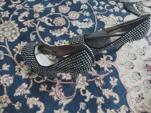 Elegant Black Rhinestone Heels - Stylish UK Import Women's Evening Sho