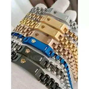 Men's Rolex Metal Bracelet Luxury Accessory