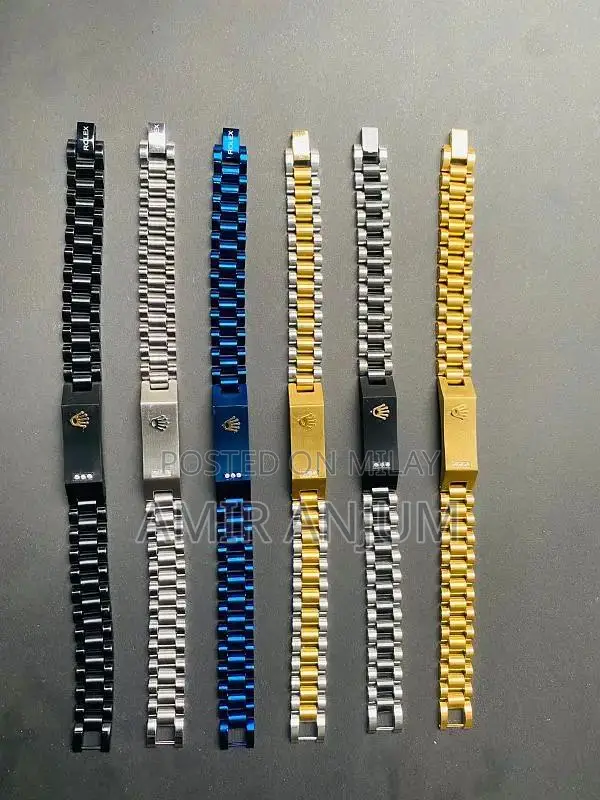 Men's Rolex Metal Bracelet Luxury Accessory